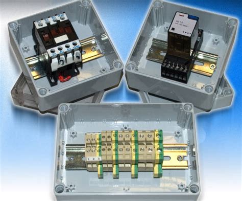 d-rail electric box|35mm din rail boxes.